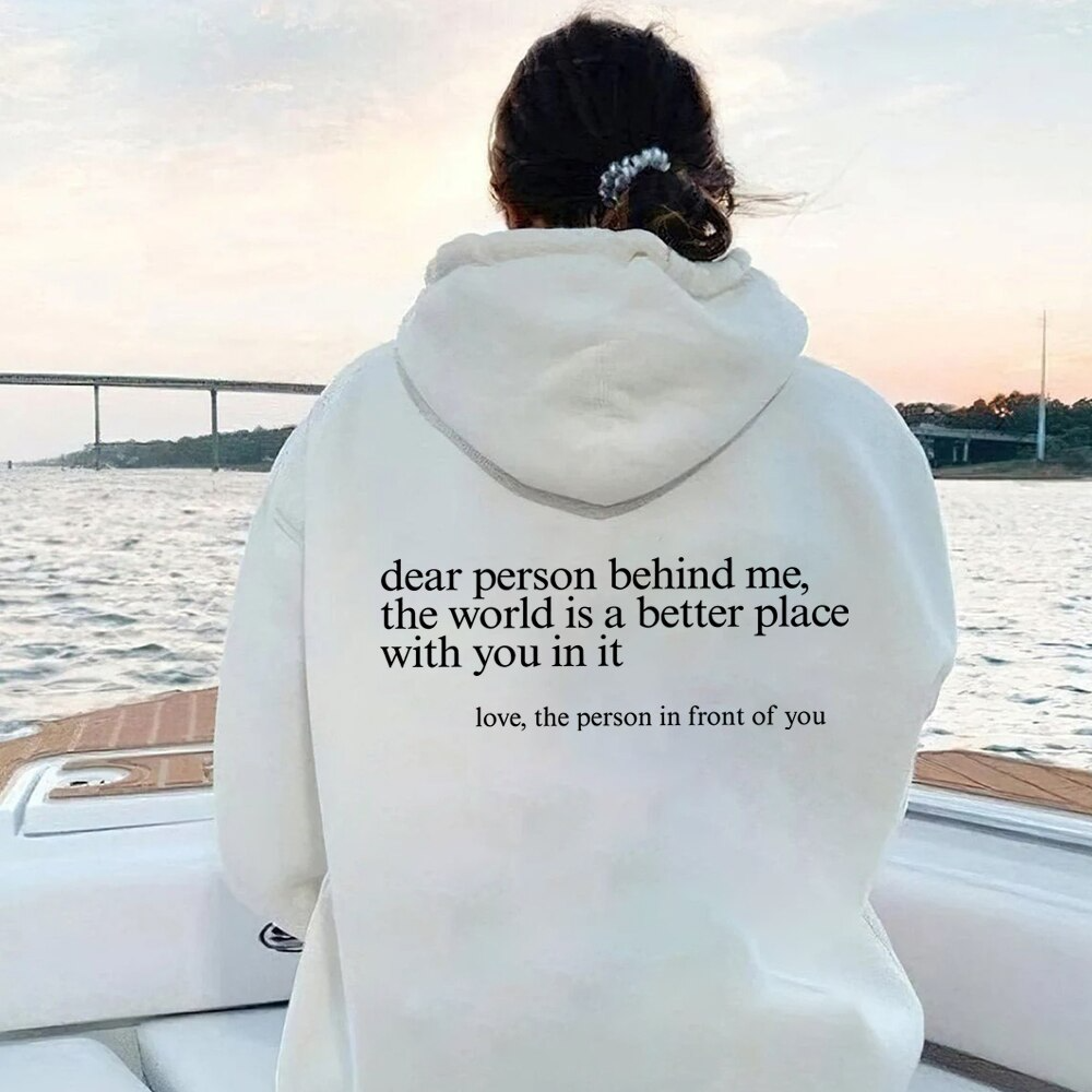 Echoarchiv | Hoodie mit Rücken-Spruch