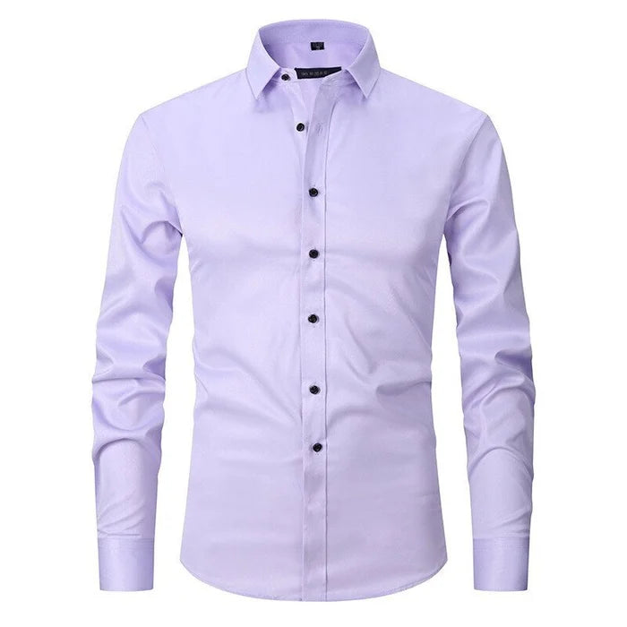 Bügelfreies Stretch Hemd Herren Slim Fit | Echoarchiv