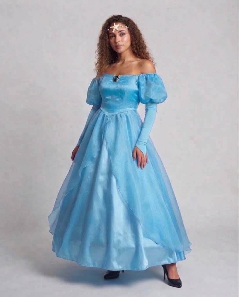 Damen Verzauberndes Ballkleid mit Schimmernden Akzenten Echo Archiv