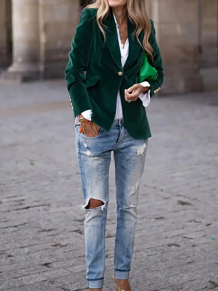Echoarchiv | Elegante Samtjacke