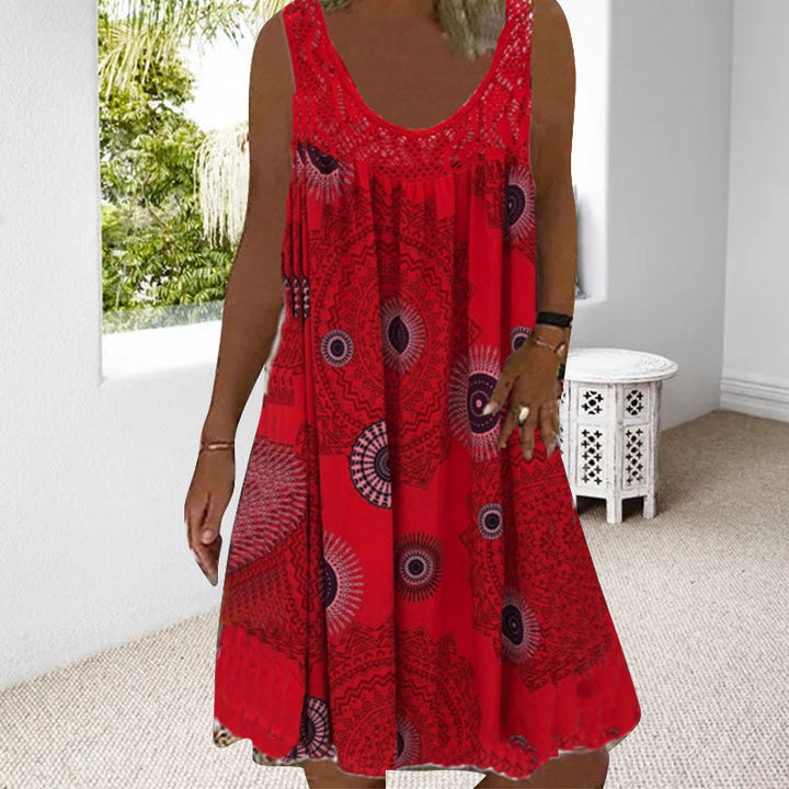 Echoarchiv | Ärmeloses Plus-Size Sommerkleid