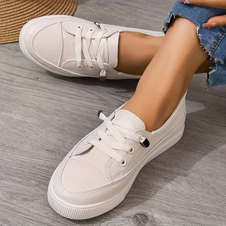 Damen Schnürung Orthopädische Flache Schuhe Echoarchiv