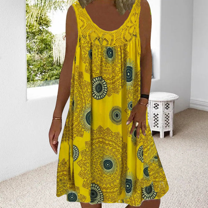 Echoarchiv | Ärmeloses Plus-Size Sommerkleid