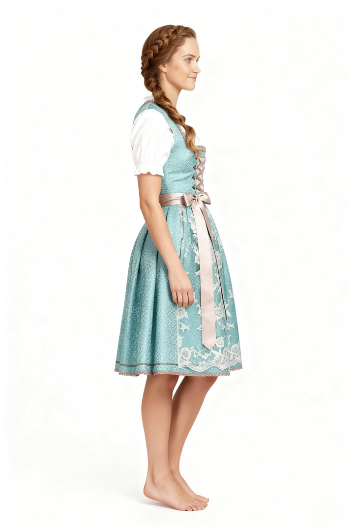 Echoarchiv | Einzigartige Damen Tracht mit Schürze Perfekt für Oktoberfest