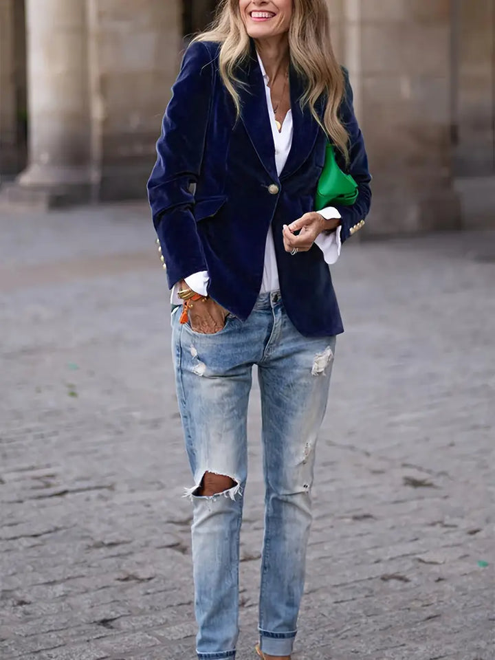 Echoarchiv | Elegante Samtjacke