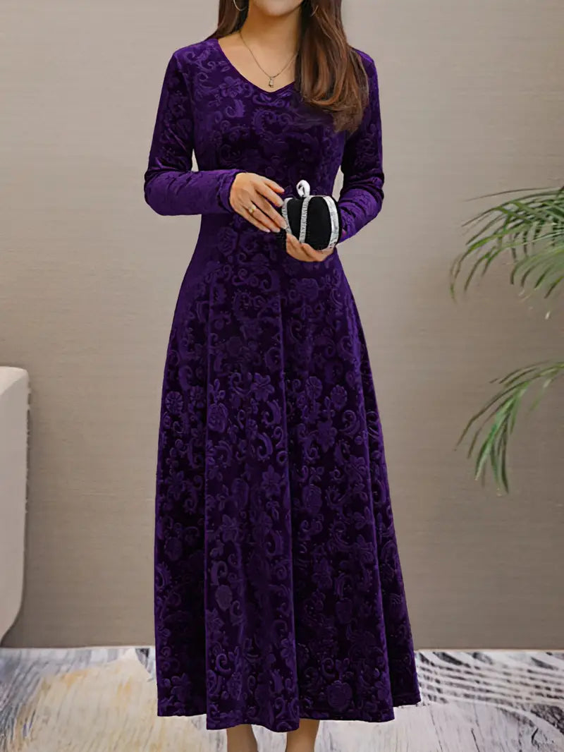 Figurschmeichelndes Ausgestelltes Kleid
