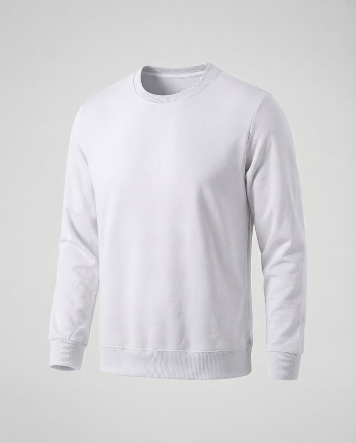 Herren Rundhals‑Sweatshirt aus Baumwollmix in Oversize‑Passform mit gerippten Bündchen Echoarchiv