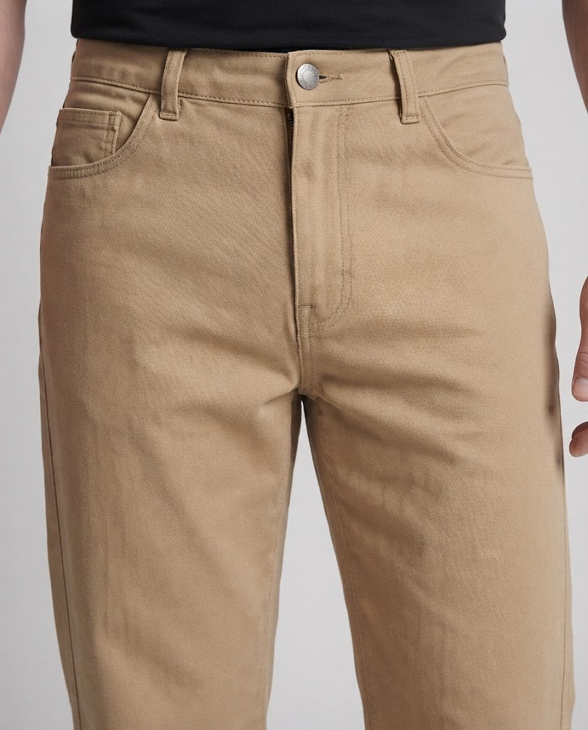 Herren hochtaillierte weite Jeanshose aus Baumwolle Echo Archiv