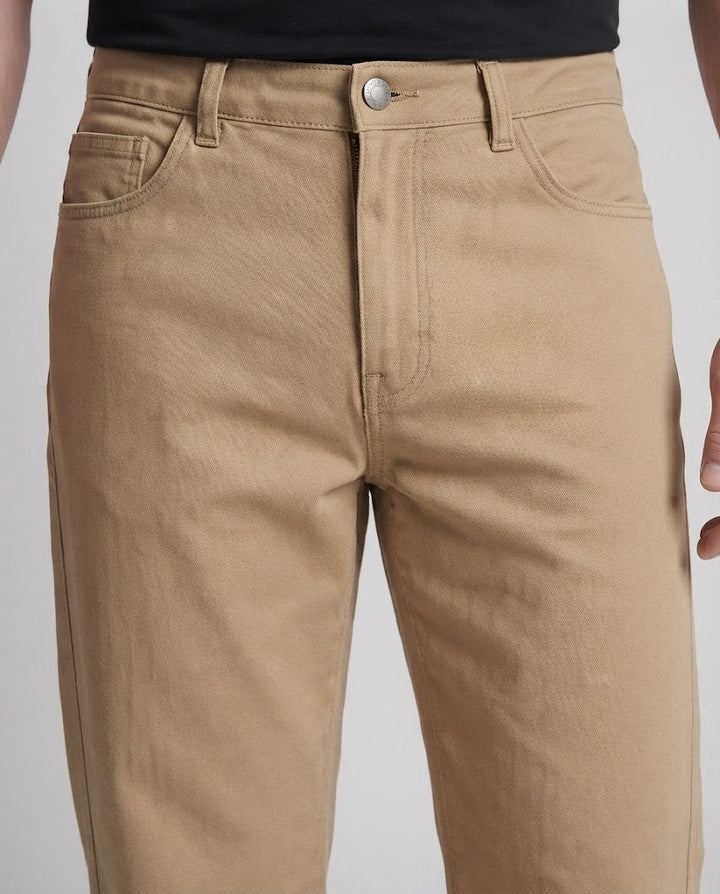 Herren hochtaillierte weite Jeanshose aus Baumwolle Echo Archiv