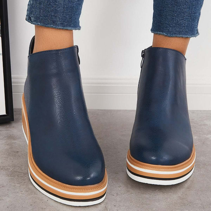 Echoarchiv | Stiefelette mit Seitenreißverschluss