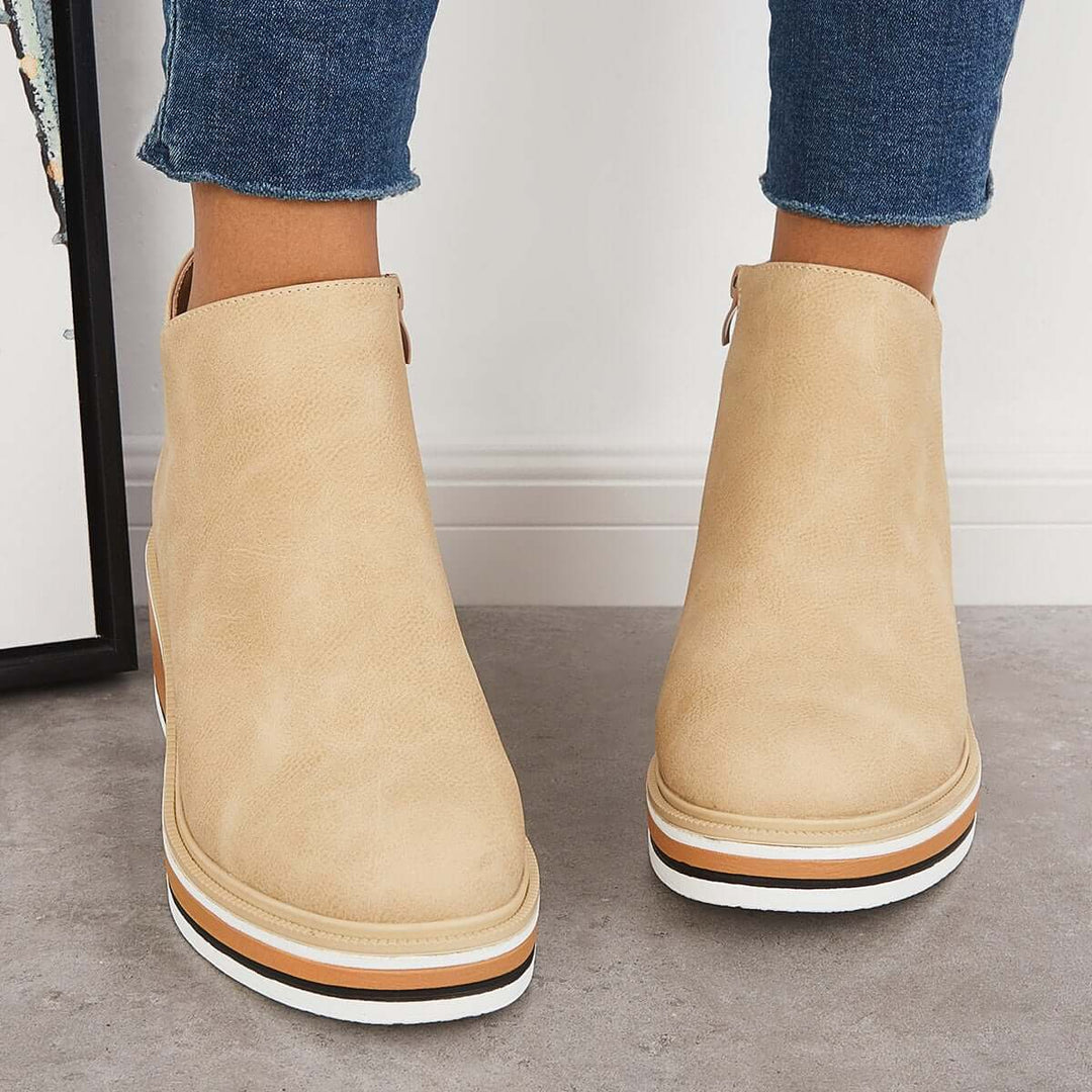 Echoarchiv | Stiefelette mit Seitenreißverschluss
