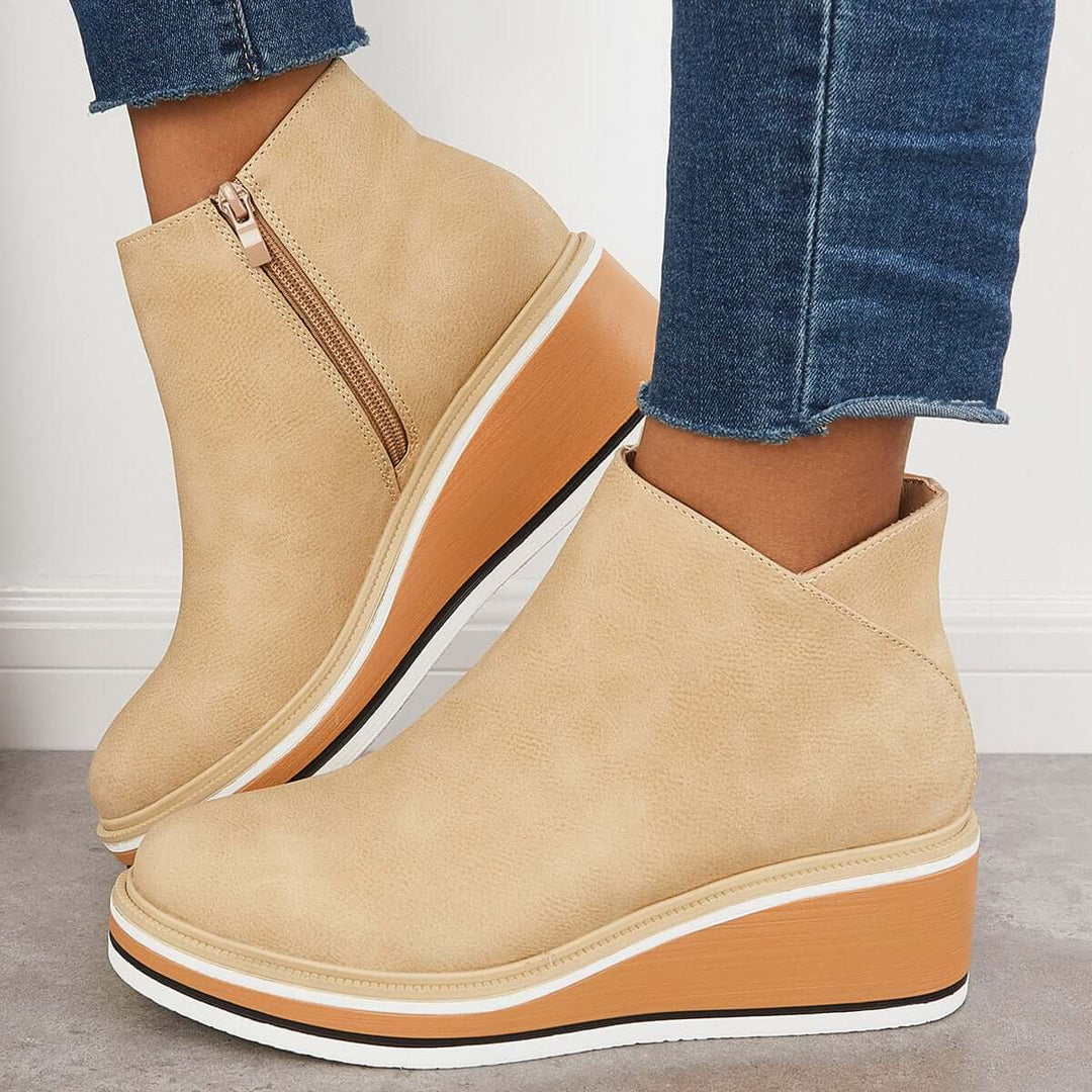 Echoarchiv | Stiefelette mit Seitenreißverschluss