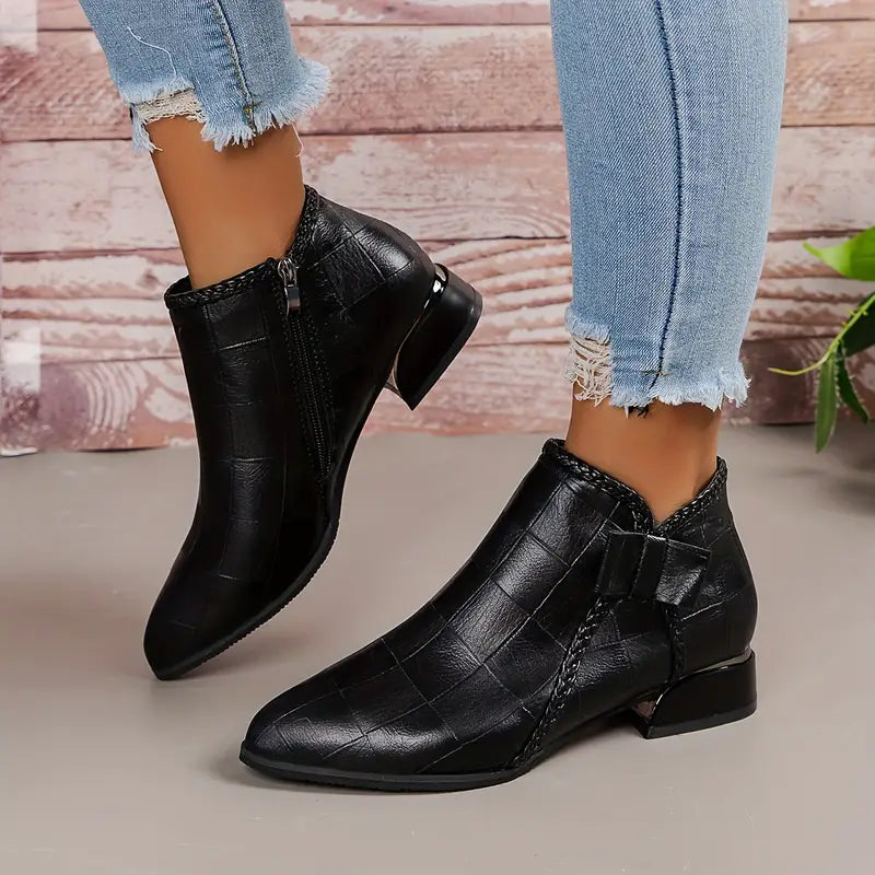 Echoarchiv | Damen Niedrig Absatz Stiefel Bequem