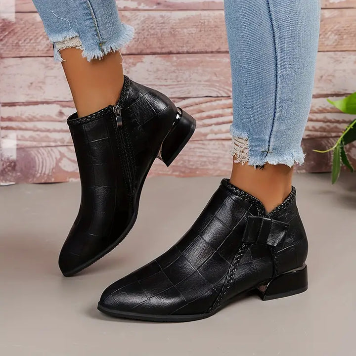 Echoarchiv | Damen Niedrig Absatz Stiefel Bequem