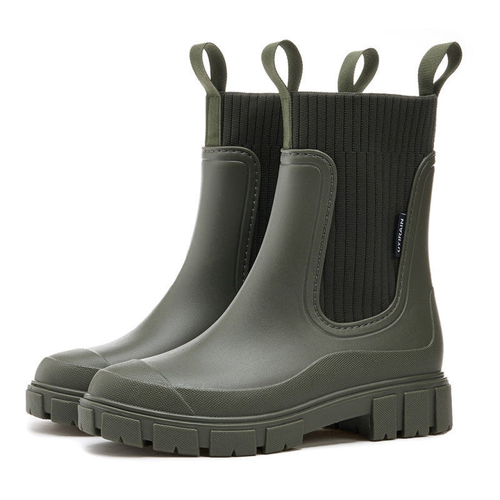 Echoarchiv | Gummistiefel - Wasserdicht mit Antirutschsohle, Perfekt für Regenwetter