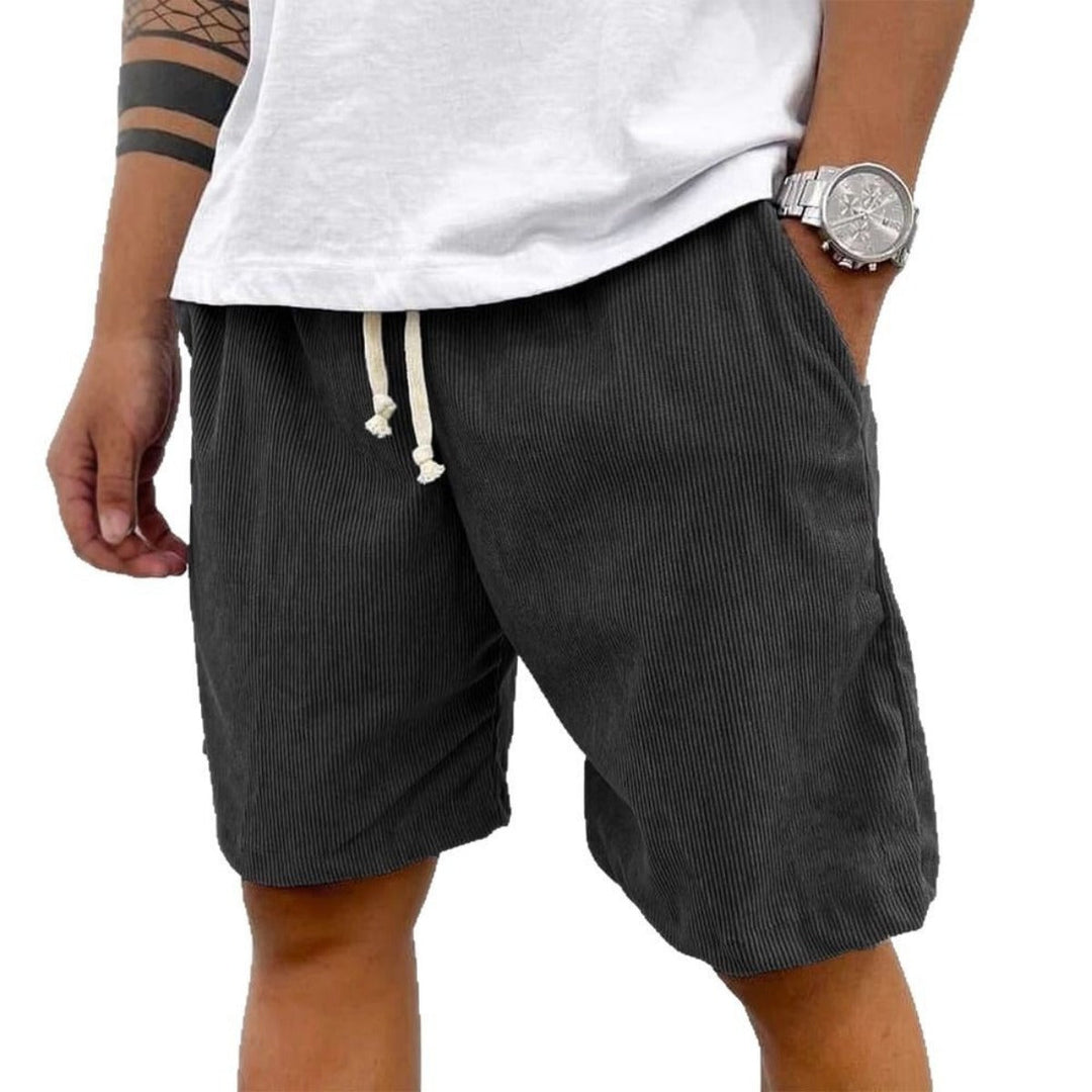 Echoarchiv | Herren Casual Kordelzug Cord Shorts