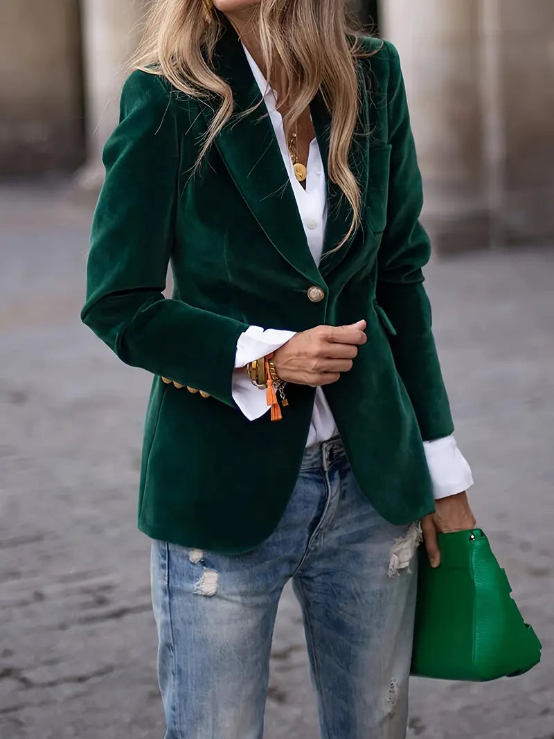 Echoarchiv | Elegante Samtjacke