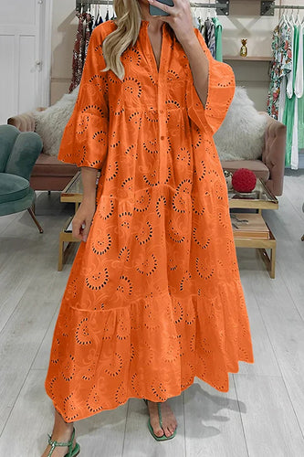 Echoarchiv | Elegantes Kleid mit Lochstickerei