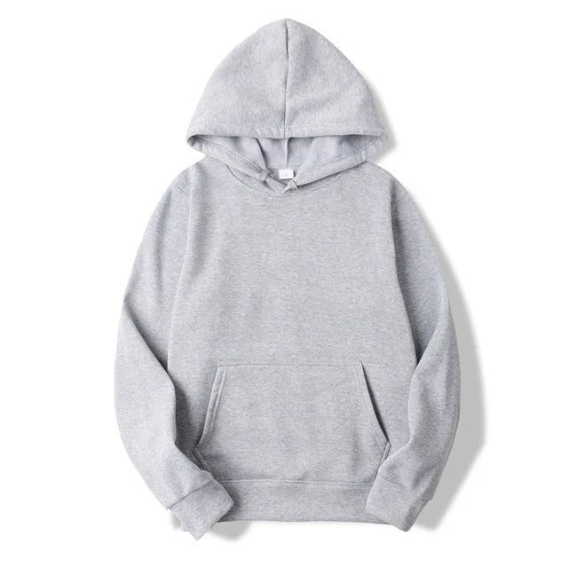 Echoarchiv | Unifarbener Kapuzenpullover Aus Baumwolle Für Frauen