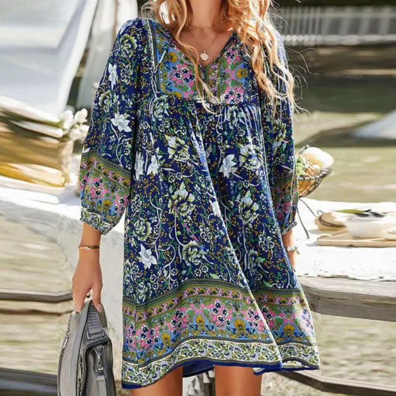 Echoarchiv | Bohemian Maxikleid mit Bauchabdeckung