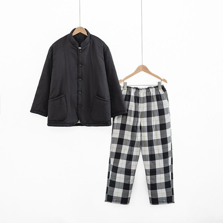 Gefütterter Baumwoll-Hausanzug, japanischer Stil