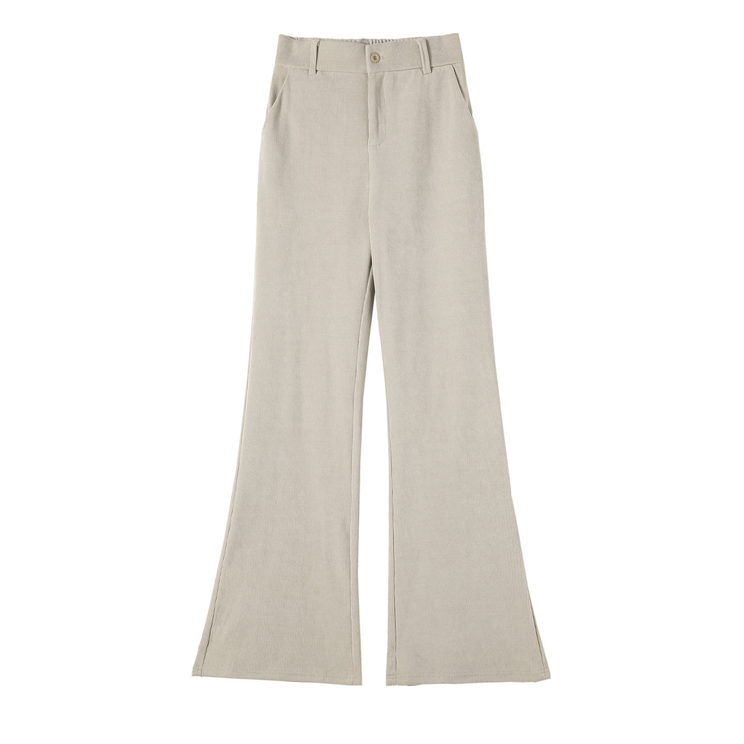 Chenille-Schlaghose für Damen