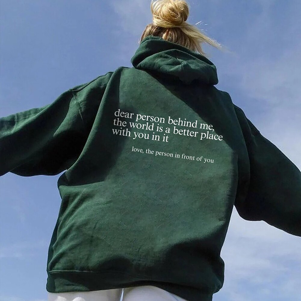 Echoarchiv | Hoodie mit Rücken-Spruch