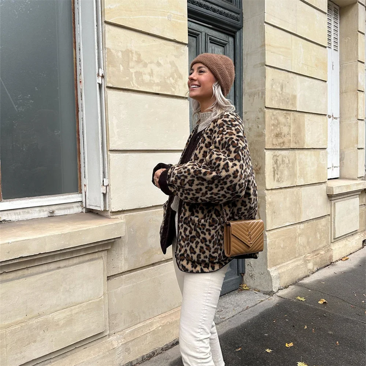 Echoarchiv | Leopard Print Jacke Für Damen
