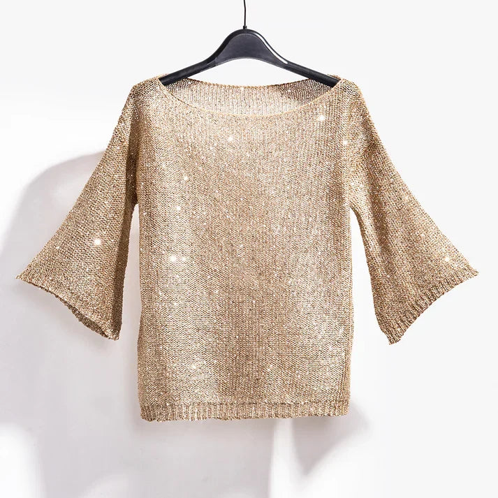Echoarchiv | Elegante Paillettenpullover