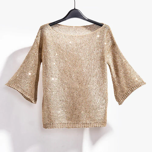 Echoarchiv | Elegante Paillettenpullover