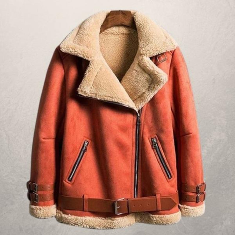 Bikerjacke Wildimitat