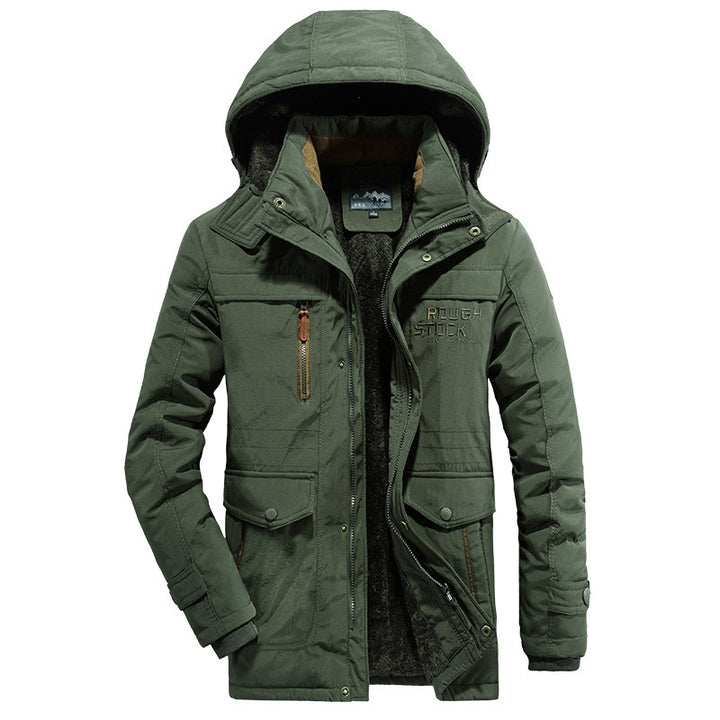 Herren Wetterfeste Parkajacke mit Kapuze Echo Archiv