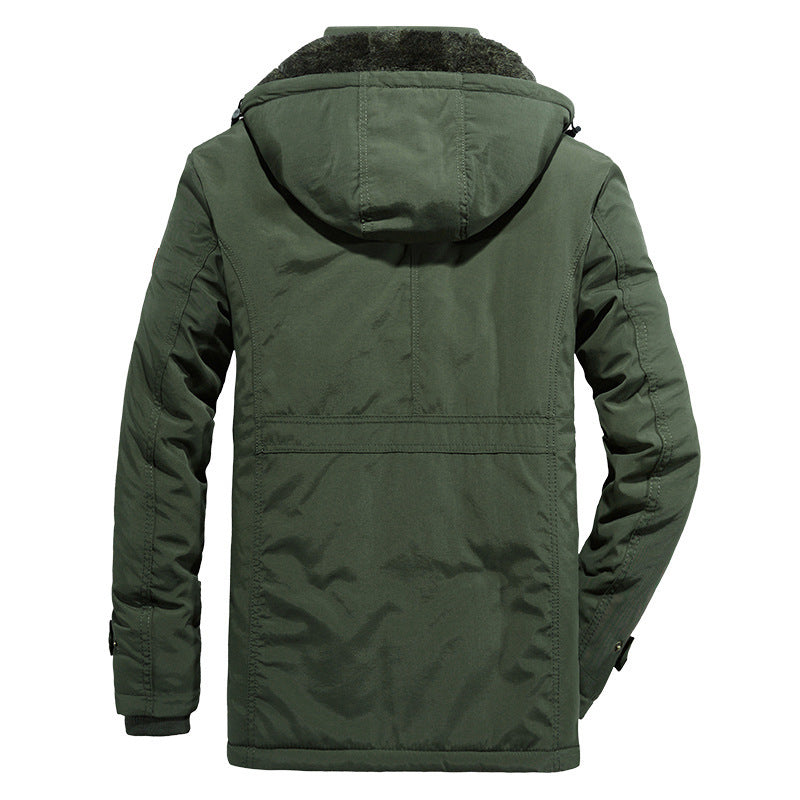Herren Wetterfeste Parkajacke mit Kapuze Echo Archiv