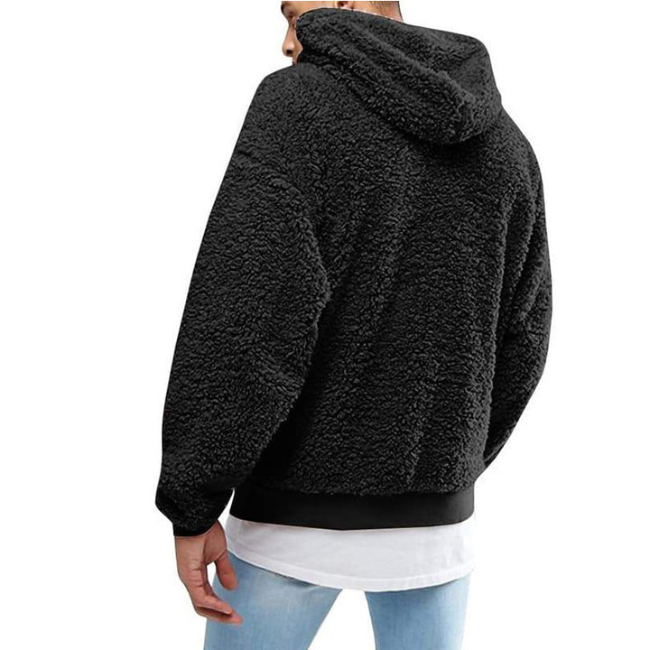 Herren kuscheliger Kapuzenpullover aus weichem Fleece Echoarchiv