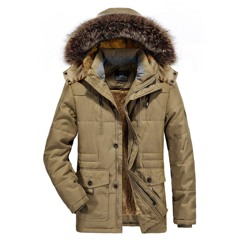 Herren Winterjacke mit abnehmbarer Kapuze Echo Archiv