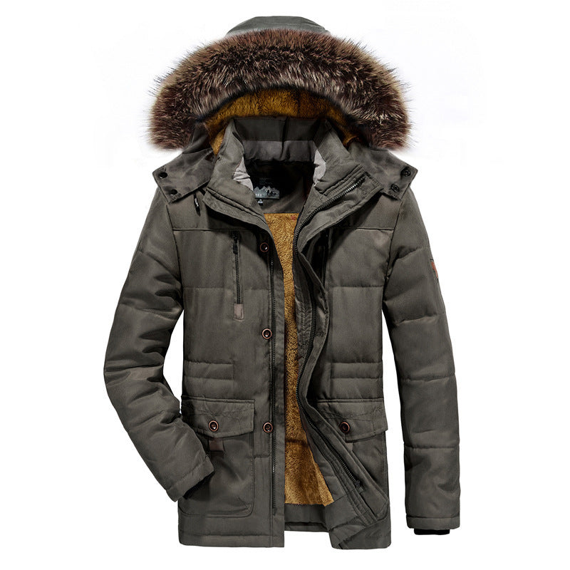 Herren Winterjacke mit abnehmbarer Kapuze Echo Archiv