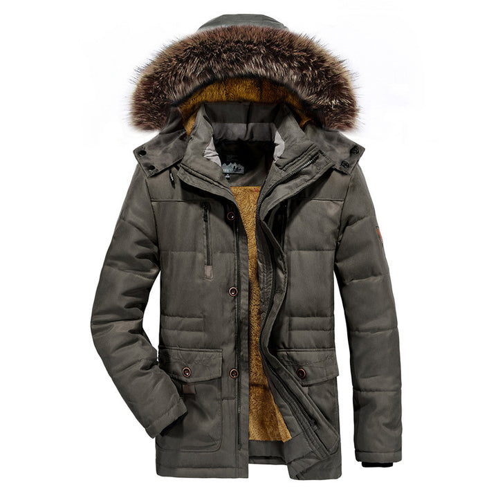 Herren Winterjacke mit abnehmbarer Kapuze Echo Archiv