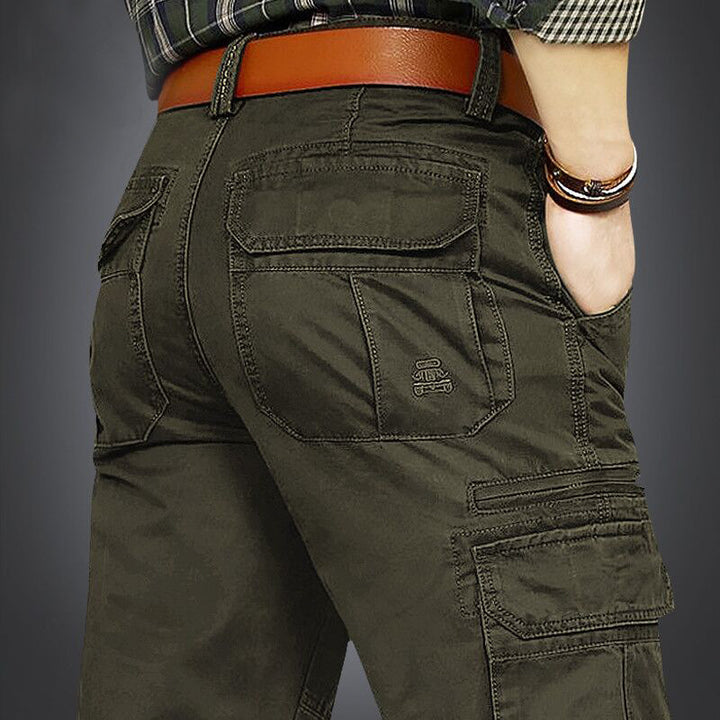 Herren Cargo-Hose mit multifunktionalen Taschen und strapazierfähigem Material Echoarchiv 1762489819