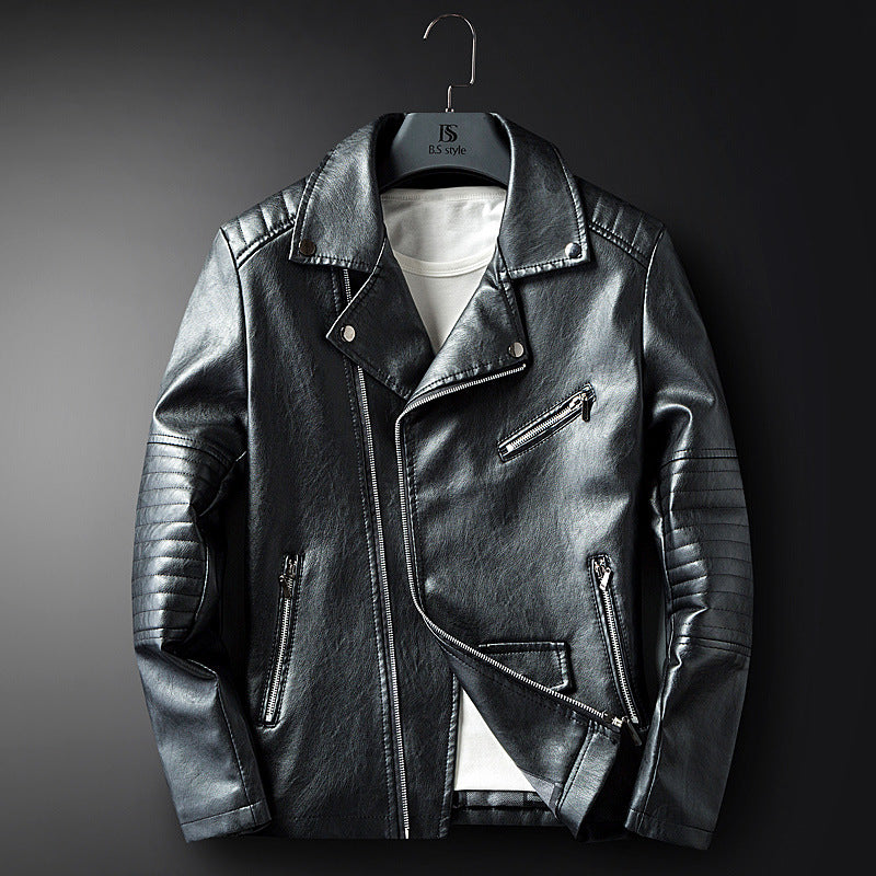 Herren stylische Bikerjacke mit herausragenden Details Echoarchiv