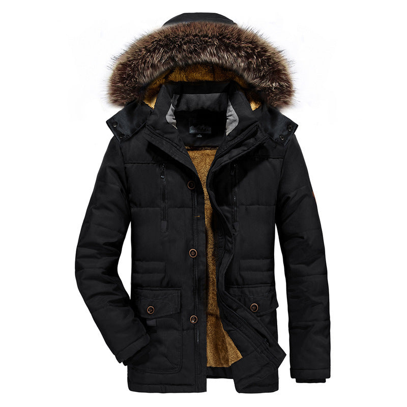 Herren Winterjacke mit abnehmbarer Kapuze Echo Archiv