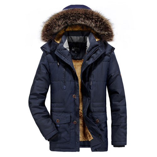 Herren Winterjacke mit abnehmbarer Kapuze Echo Archiv