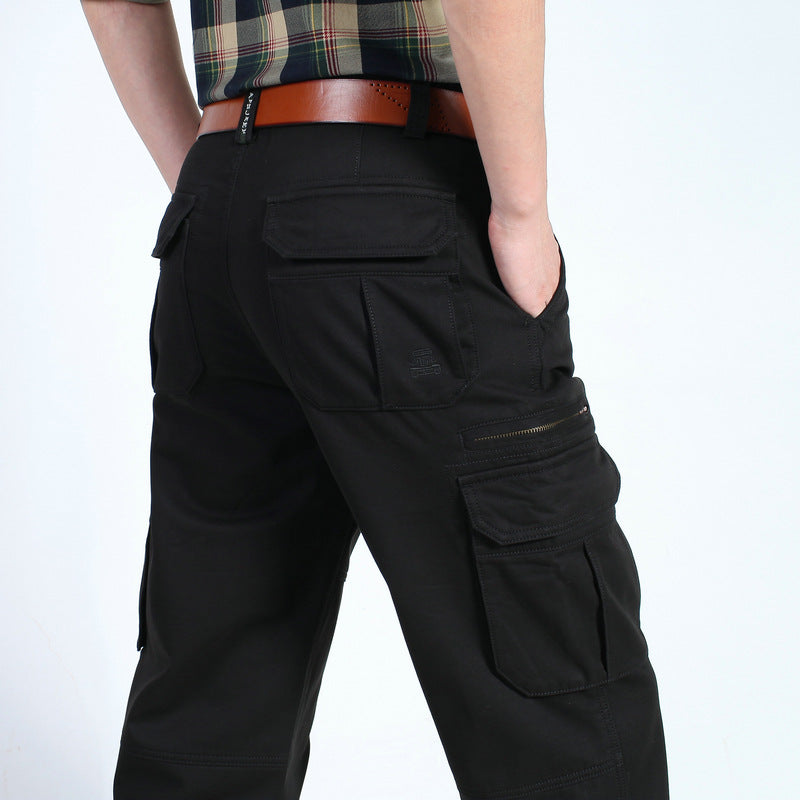 Herren Cargo-Hose mit multifunktionalen Taschen und strapazierfähigem Material Echoarchiv 1762489819