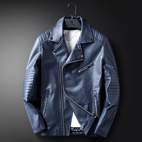 Herren stylische Bikerjacke mit herausragenden Details Echoarchiv