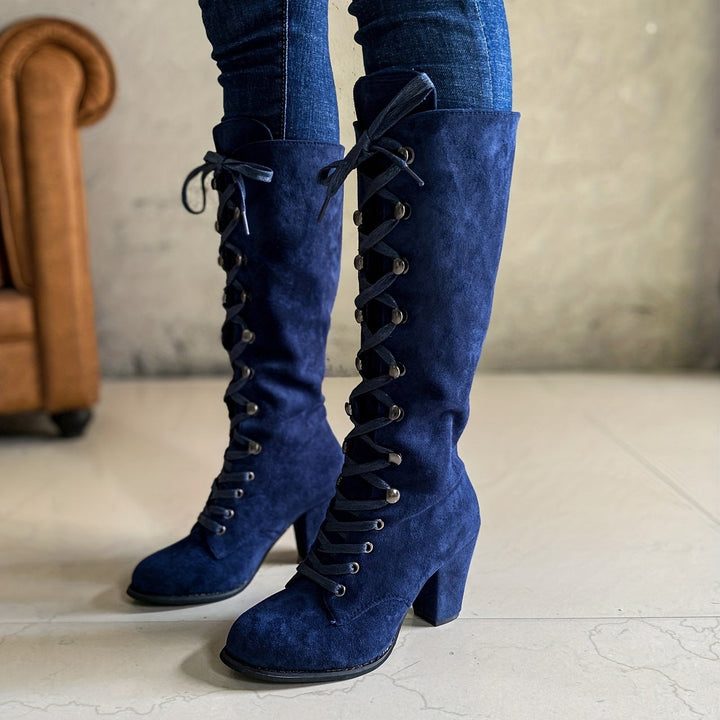 kniehohe, bequeme lange Winterstiefel für Damen – Lioré