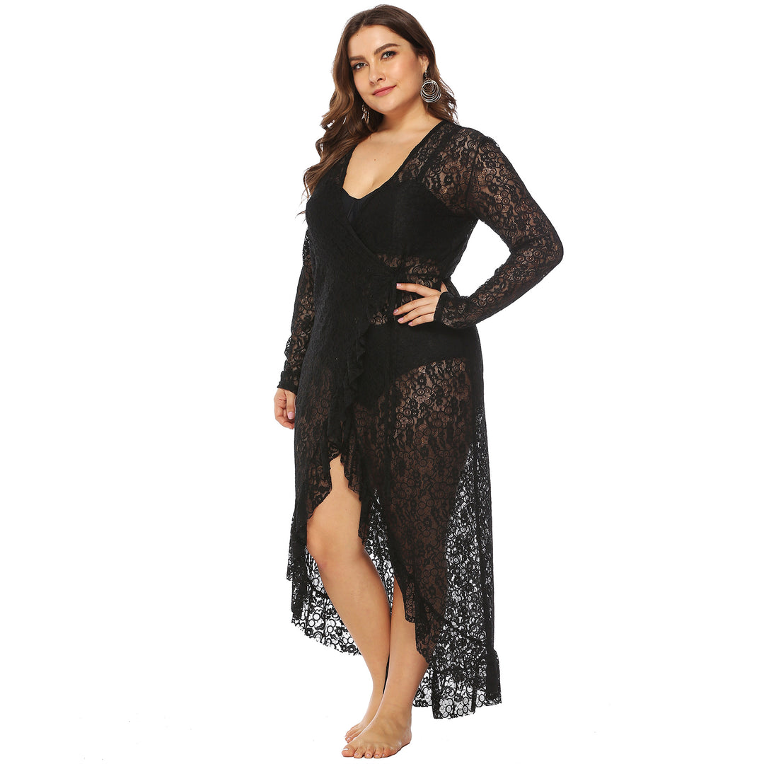 Damen eleganter Spitzen-Strandüberwurf Echo Archiv