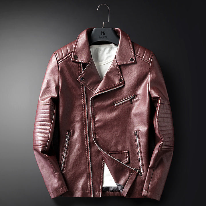 Herren stylische Bikerjacke mit herausragenden Details Echoarchiv