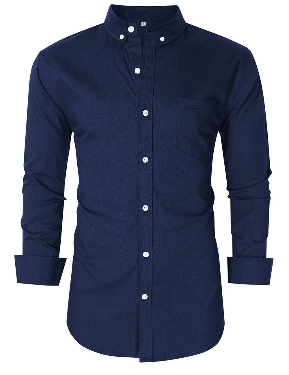 Herren Hemd mit klassischem Button-Down Kragen und Brusttasche Echoarchiv