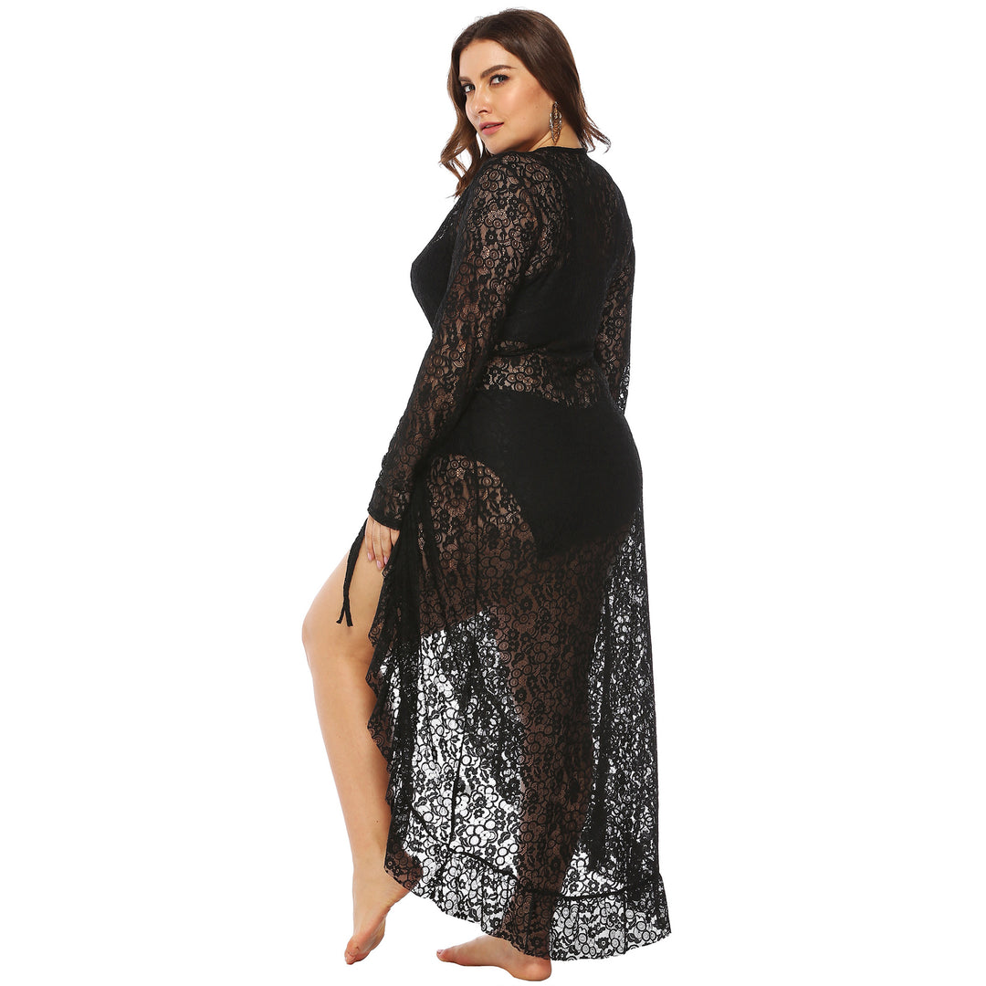 Damen eleganter Spitzen-Strandüberwurf Echo Archiv
