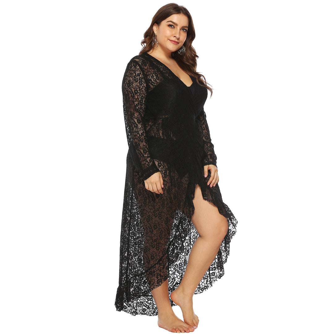 Damen eleganter Spitzen-Strandüberwurf Echo Archiv