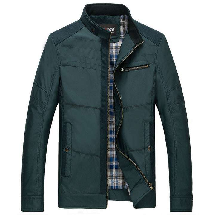 Herren Regenjacke mit Thermofutter und modernen Details Echoarchiv
